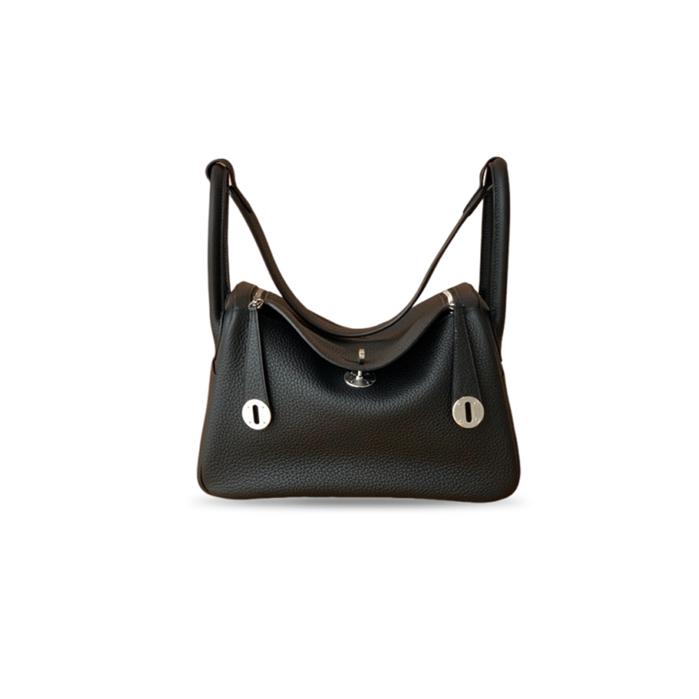 H**me5 master lindy 34 in clemence leatherblack (34*23*17cm)